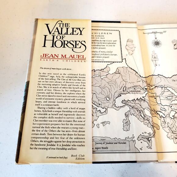 The Valley of Horses by Jean Auel Earth's Children Series Hardcover #2 - Picture 5 of 8